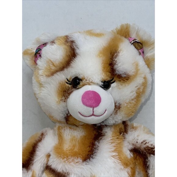 Build A Bear Workshop Girl Scout Smores Plush White Tan Brown swirl bear - Picture 4 of 12